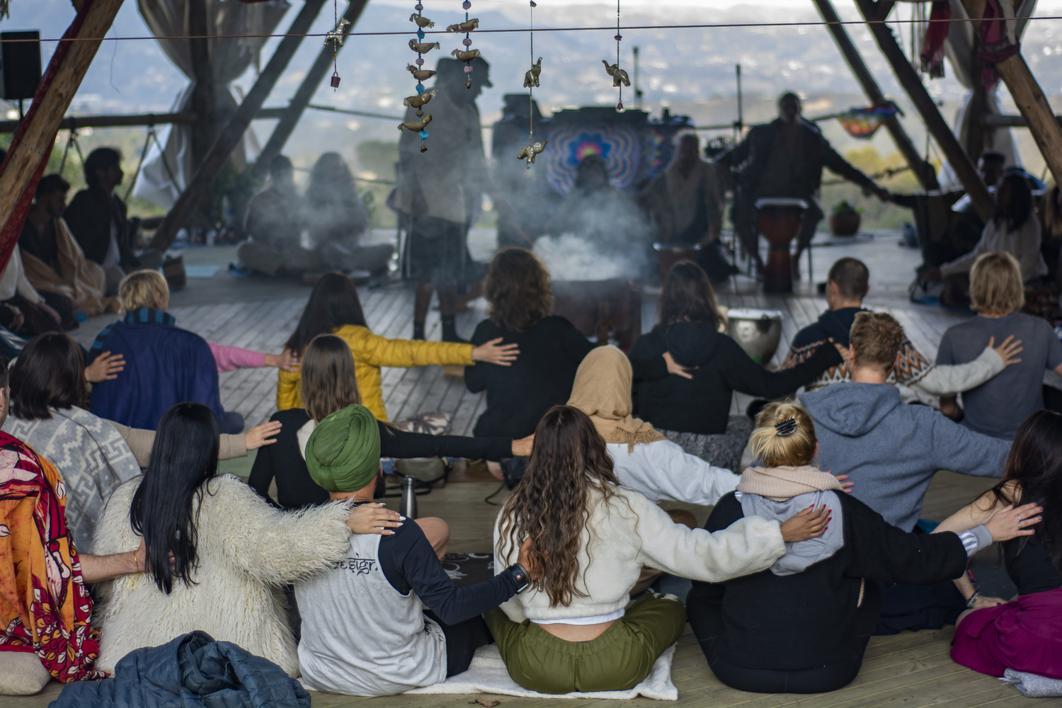 Community gathering, closing circle